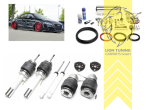 11,5L Tank chrom / ViAir Kompressor chrom, fest, weiss, Wir empfehlen die Verwendung kürzerer Koppelstangen, Nicht passend bei Quattro Modellen, Stahl verzinkt, Eintragungspflichtig / Teilegutachten wird nach Kauf spezifisch ausgestellt